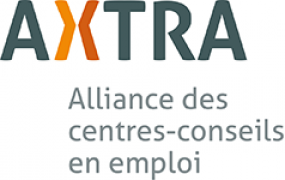 Logo de AXTRA.