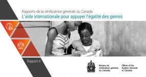 Rapports de la vérificatrice générale du Canada. L'aide internationale pour appuyer l'égalité des genres.