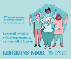 Le travail invisible et la charge mentale, ça nous colle à la peau. Libérons-nous! – L’R des centres de femmes du Québec