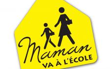 Logo de Maman va à l'école. 
