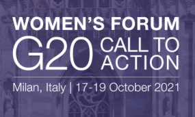 Logo du Women’s Forum G20 Italy.