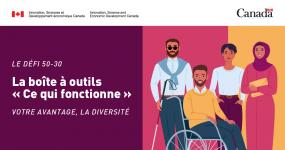 Le Défi 50-30. La  boîte à outils « Ce qui fonctionne ». Votre avantage, la diversité.