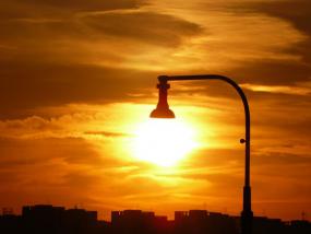 Un lampadaire.